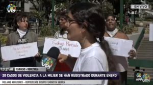 Manifestaron contra 20 casos de femicidio en Venezuela durante 2020
