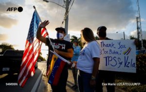 Venezolanos en Miami celebraron la aprobación del TPS- AFP