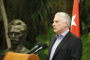 Presidente de Cuba, Miguel Díaz-Canel. Foto: Twitter Miguel Díaz-Canel.